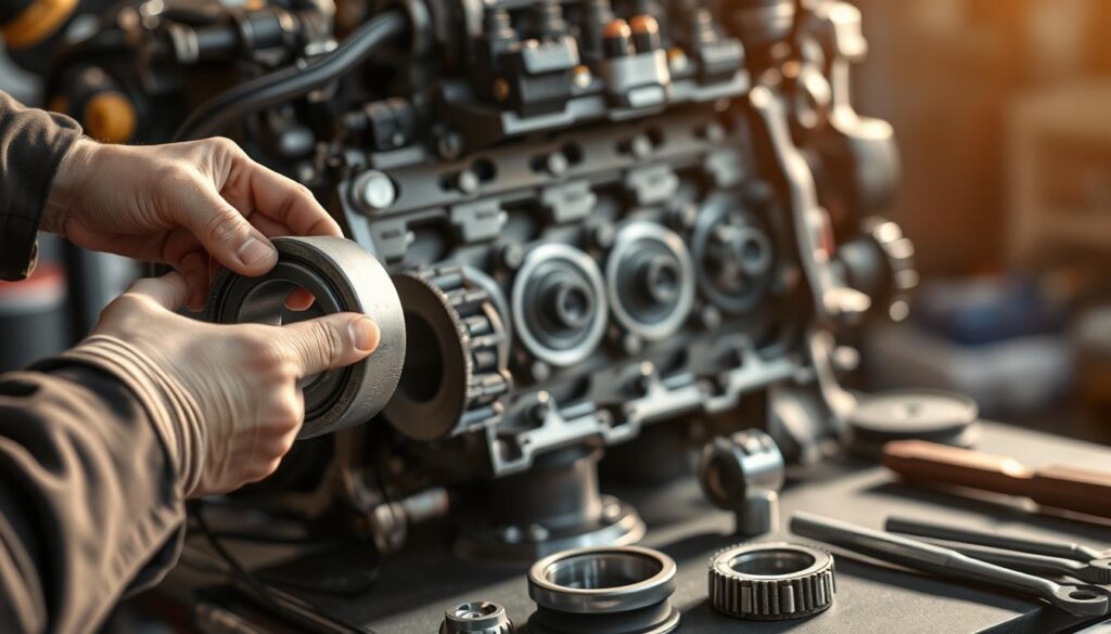 wymiana panewek silnika