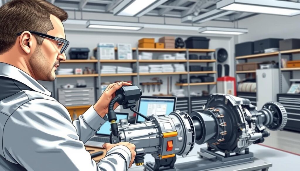 procedura kalibracji skrzyni biegów