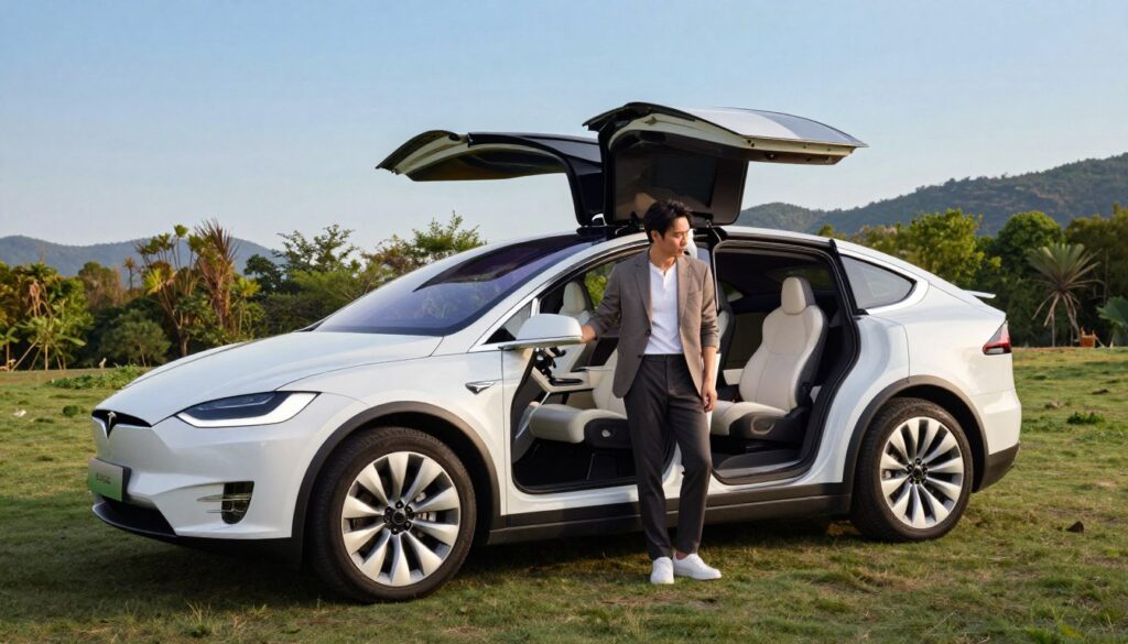Doświadczenia z jazdy Tesla Model X