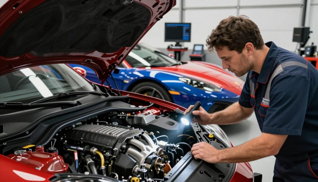 ocena stanu technicznego samochodu sportowego