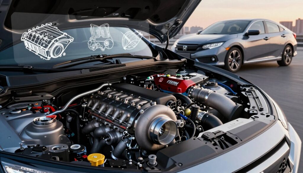 technika i silniki honda civic