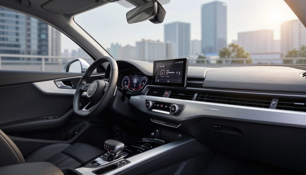 wyposażenie i systemy multimedialne Audi A4 B8