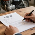 Umowa kupna sprzedaży motocykla – wzór + co koniecznie sprawdzić przed podpisaniem