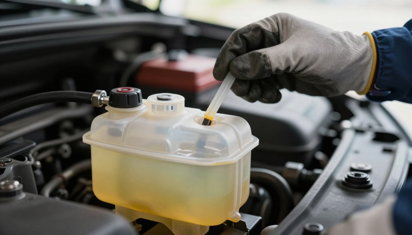 Jak sprawdzić i uzupełnić płyn hamulcowy w samochodzie?