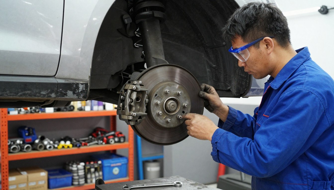Wymiana hamulców z tyłu – ceny części i robocizny