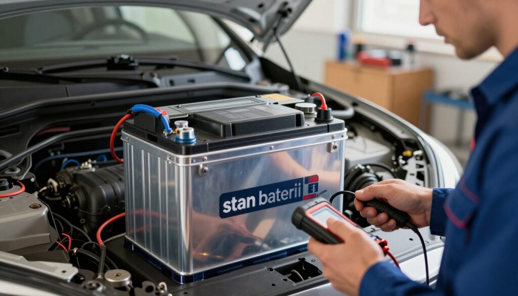 stan baterii samochodu elektrycznego