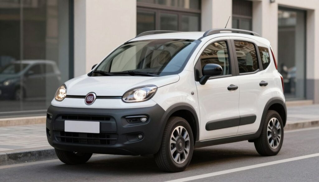 Fiat Panda nowy model w mieście Fiat Panda nowy model w mieście